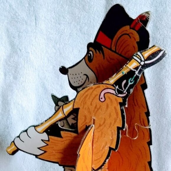 20% OFF  Vintage 3D 4-Puzzle Cartoon Animals Set – c 1960s - Picture 3 of 15